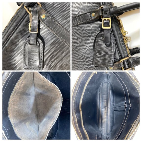 00450182# Louis Vuitton Business Bag Black Epi Noir - Picture 11 of 12